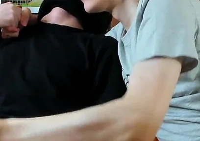 I Like to Jerk My Buddy's Dick When He Is Visiting Me!