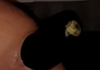 2 Huge Anal Eggplants Insertion ..big Anal Stretching!!