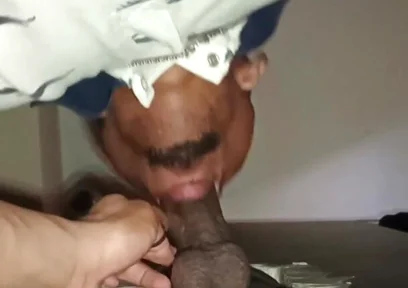 Glory Hole with a Black Cock