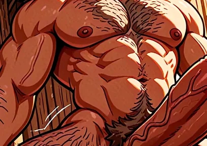 Horny Ai Men Nude Cumming