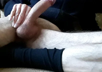 Masturbating in the Living Room