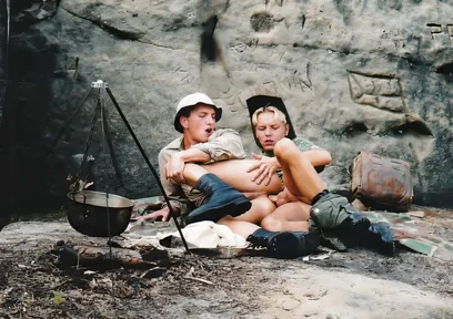 Marc Vidal and Two Hikers