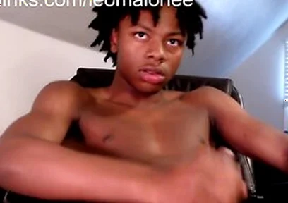 Black Teen 18+ Strokes His Bbc