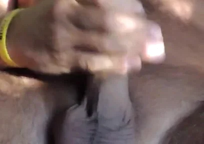 At Sunset, Jerking off My Dick in Different Positions and Sweetly Cuming
