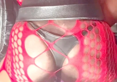 Trashy Hooker Thigh Boots & Xxl Butt Revealing Bodysuit Toy and Unloading Filth