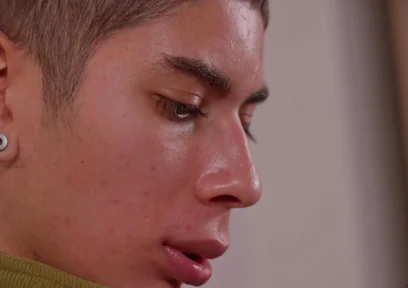 Hot Skinny Twink Jerking His Big Dick Until He Shoots a Big Thick Cum Load