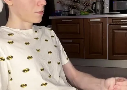 Naughty Solo Session Floods Twink Abs with Cum