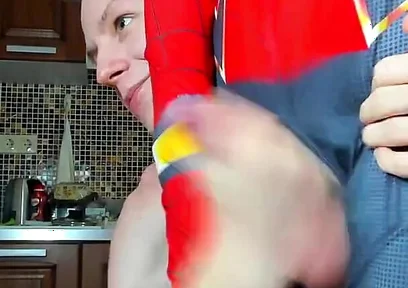 Play and Jerk off Your Superhero's Dick!