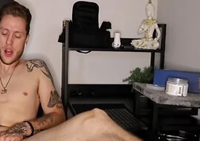 Guys Toes Curl From Suck Toy