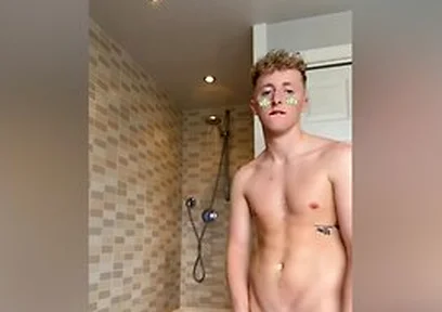 Hot Twink Jerksoff After Football