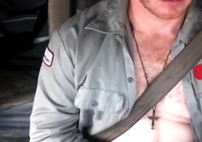 Ginger Trucker Jerks While He Drives - Thor Johnson