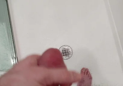 Jerking It in the Hotel Shower Stall