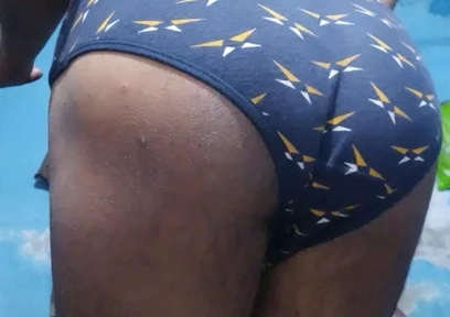 Horny Indian Femboy Wearing His Step Sister's Bra and Panties