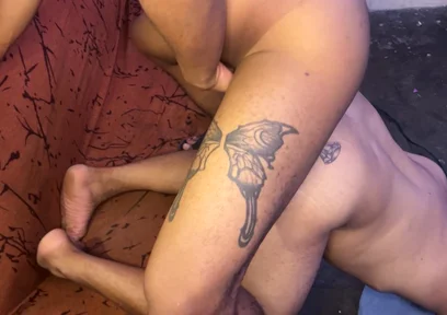 Tattooed Fucks Me in His Furniture