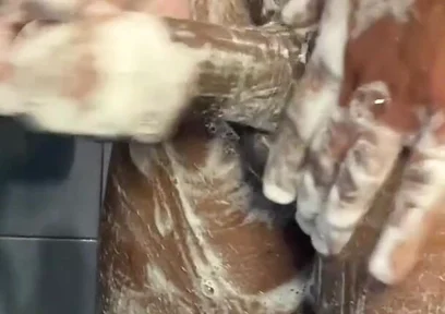 I Love It When Its More Slippery, Playing with My Cock in the Shower for All U Sexy Humans