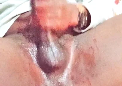 Naughty Guy Stroking His Big Black Dick Multiple Cumshots