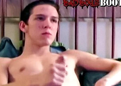 Twink Gavin Stone Pleasures His Big Cock In An Intense Solo Wanking