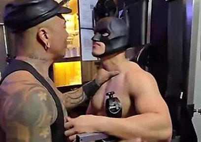 Gives Bound Mask Man Wild Bondage Orgasms