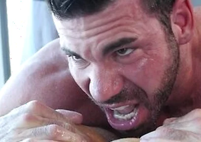 Lucan Leon And Billy Santoro In Muscle Stud Crushes Hairy Jocks Guts