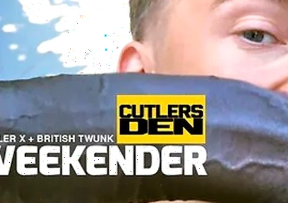 Cutler X Destroys British Twunks Smooth Hole With His Big Uncut Juicy Cock
