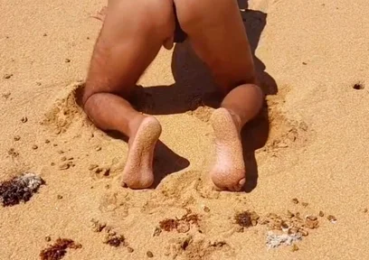 Ladysilva Shemale on the Beach What a Hot Ass in Bikini