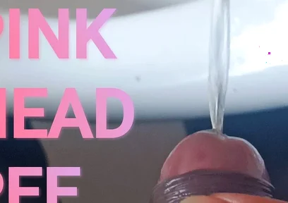 Pink Head Dick College Boy Peeing in Urinal