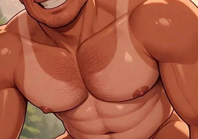 Handsome Erect Hunks Ai Art
