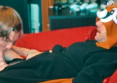 I Blow My Friend While He Is Chilling In His Tanooki Pyjamas