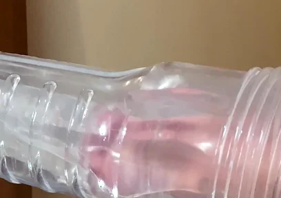 Hairy Bear Pumps the Fuck Out of His Fleshlight