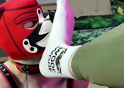 Young Top Plays With His Puppys Hole, Fucks With Toys