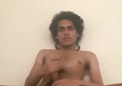 Kinky Hair Hispanic Teen 18+ Plays With Cock And