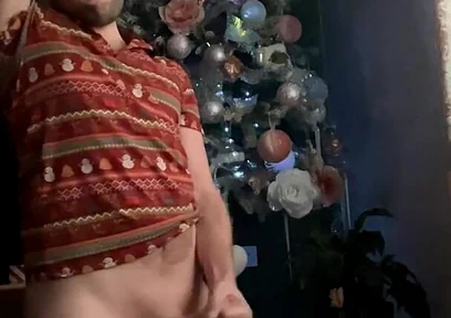 Christmas Time, Mistletoe and Cock