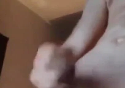 Strip with shaved masturbation