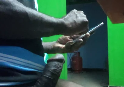 Indian Tamil Mature Man Mastrubation on the Chair