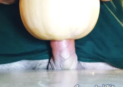 I Fucked the Pumpkin Again. I Couldn't Resist and Cummed in Her
