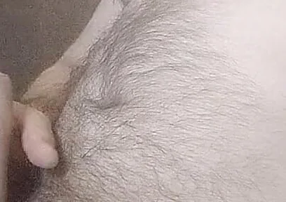 Hairy Gay Uncut Cock Masturbation and Cumshot