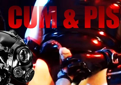 Cum and Piss in Rubber
