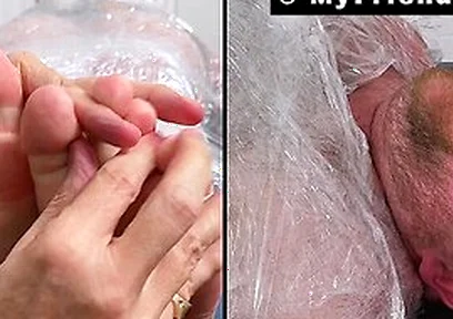 Tommy Bearhama Gets Mummified And Giggles With Feet Tickles
