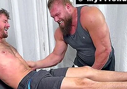 Bound Blake Star Laughs While Being Tickled Hard By Girth