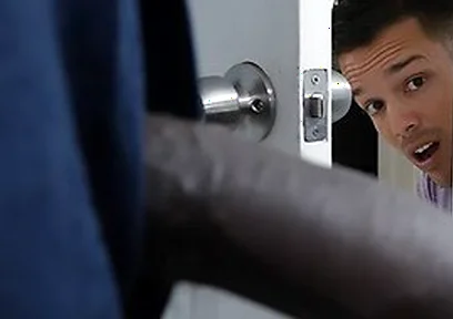 Devin Trez The Muscular Plumber Lays His Huge Pipe Inside Nic Saharas Tight Ass