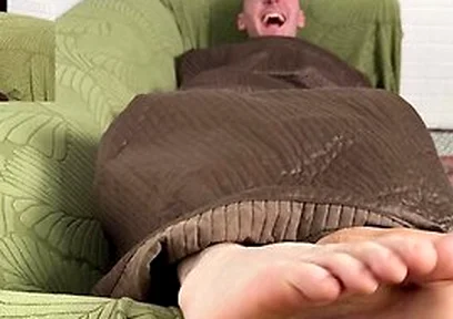 Spiritmonkey Giggles While Matt Enjoys Tickling His Feet