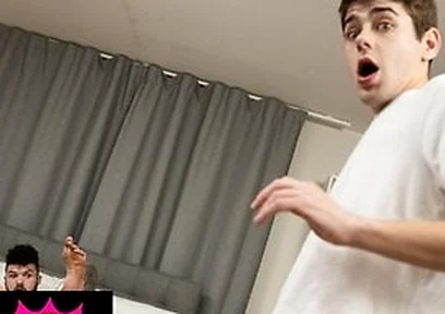 Hatler Gurius Slides His Long Cock In His Own Hole As Joey Mills Pounds Him In Doggystyle