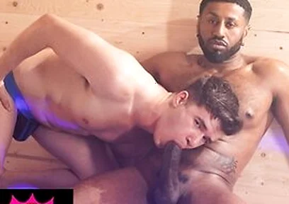 Maverick Sun And Braxton Cruz Get Really Sweaty In The Sauna So They Decide To Fuck