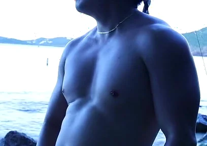 Morning Waves & Muscle Craves: Oceanfront Strip Tease