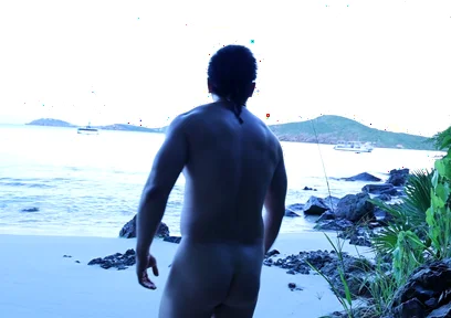 Morning Waves & Muscle Craves: Oceanfront Strip Tease