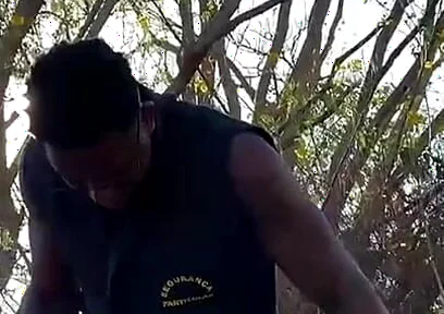 Vigilante Humiliating the Worker