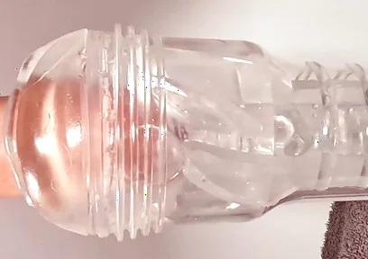 A Fleshlight Ice Lady Gets Fucked by This Hairy Bear's Big Cock