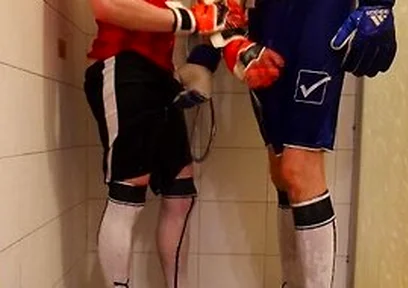 Shower In Soccer With My Bf