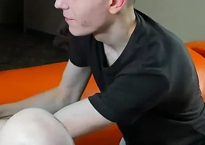 His Cock Is Bound to Get Hard as He Tenses It up!