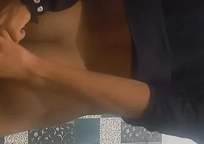 A Cute Indian Boy Is Having Fun Fingering His Ass in the Bathroom for the First Time